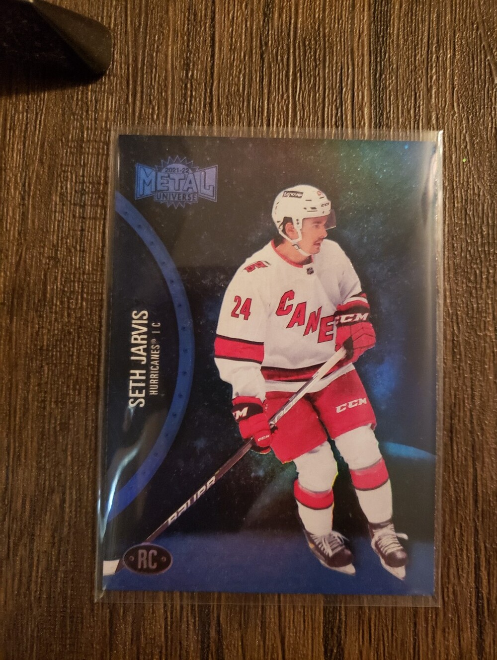 🏒 Seth Jarvis Skybox Metal Universe Card 🏒